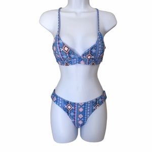 🌈 3/$25 Shein Bikini Set High Waisted - Small